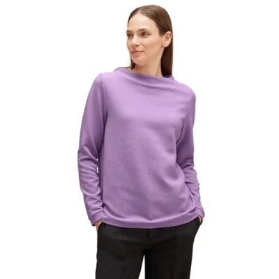 Abbildung von Street One Langarmshirt, Damen, Größe: 36, Lila