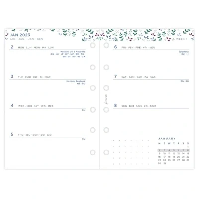 Abbildung von Filofax Pocket Garden Terminplaner 2023, Wochenansicht, 23 68292