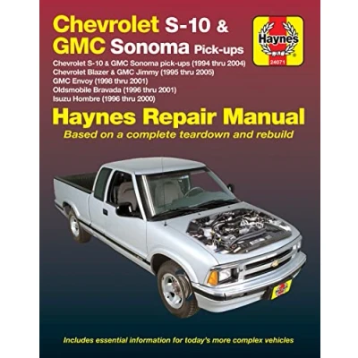 Abbildung von Chevrolet S 10 &amp; GMC Sonoma Pick Ups Haynes Repair Manual: (1994 Thru 2004), Blazer Jimmy (1995 ... 2000) (Hayne&#039;s Automotive Manual)