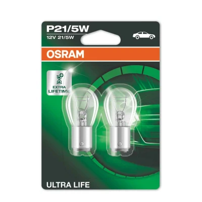 Abbildung von OSRAM KFZ Ersatzleuchte 4062172394895 Signal Leuchtmittel Ultra Life P21/5W 21/5 W 12 V
