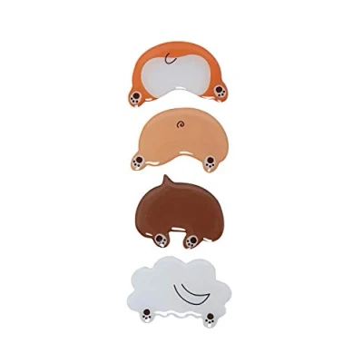 Abbildung von Pearhead Pet Dog Butt Refrigerator Magnets, Set of 4, Adorable Lover Gift, Funny Bum Magnets