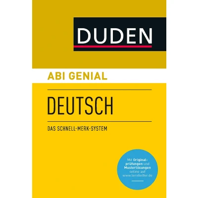 Abbildung von Abi genial Deutsch: Das Schnell Merk System (Duden SMS System)