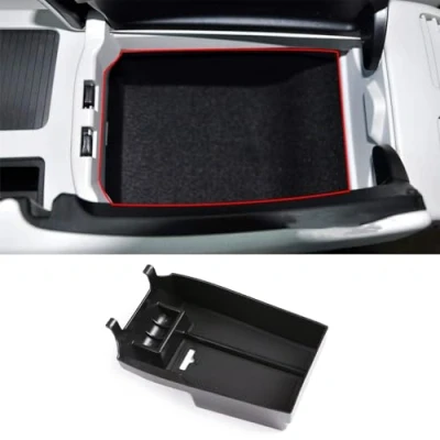 Abbildung von DIYUCAR Mittelarmlehne für Benz C Klasse W204 2011 2012 2013 2014, ABS, Kunststoff, Schwarz
