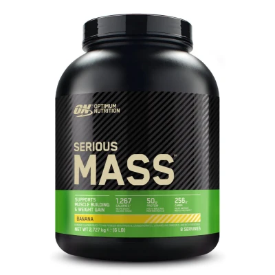 Abbildung von OPTIMUM NUTRITION Serious Mass Weight Gainer 2730g Dose / Banana