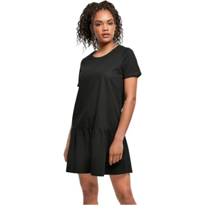 Abbildung von Urban Classics Valance Jerseykleid, Damen, Größe: 4XL, Schwarz
