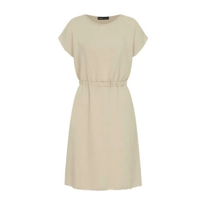 Abbildung von Cloud 5ive Elastischem Taillenbund Freizeitkleid, Damen, Größe: XS, Beige