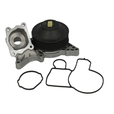Abbildung von HEPU P418 Wasserpumpe mit Keilrippenriemenscheibe inkl. Dichtungssatz mechanisch für Keilrippenriementrieb BMW: X5, 5 GT, Limousine