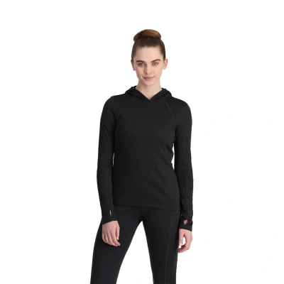 Abbildung von Spyder Charger Kapuzenpullover, Damen, Größe: Large, Black