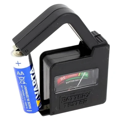 Abbildung von Transmedia Batterie Tester, AA/AAA/C/D / 9V Block NB1L