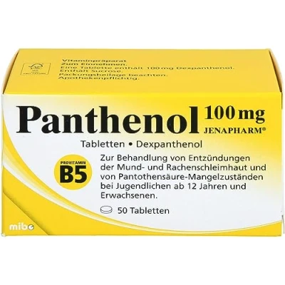 Abbildung von Panthenol 100 mg JENAPHARM 50 St