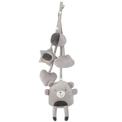 Abbildung von roba Spielset &#039;Lil Cutie Sammy&#039; 5 Spielfiguren zum Anhängen an Spiel &amp; Montessori Spielbogen Activity Spielzeug Aufhängen Grau