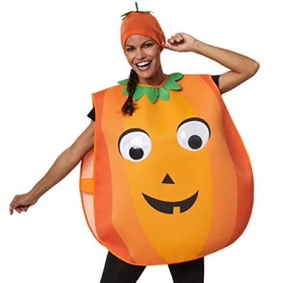 Abbildung von dressforfun Lebensmittel Kostüm Unisexkostüm Cartoon Kürbis, Poncho in verschiedenen Orangetönen