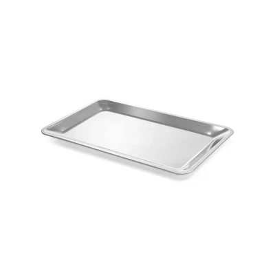Abbildung von HENDI Serviertablett GN 1/1 53 x 32,5 2 cm Edelstahl stapelbar spülmaschinengeeignet rechteckig
