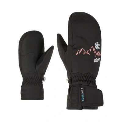 Abbildung von Ziener Kinder LAILLANI Ski Fäustling/Wintersport wasserdicht, PFC frei, Black, 5,5