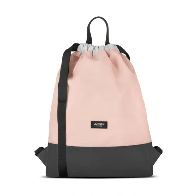 Abbildung von Larkson NO 7 Turnbeutel Tagesrucksack, Größe: One Size, Rosa grau