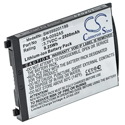 Abbildung von vhbw Akku kompatibel mit CipherLab RS30 Barcodescanner POS (2500 mAh, 3,7 V, Li Ion)