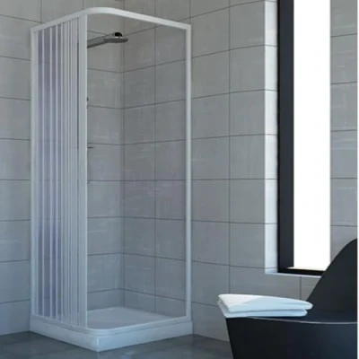 Abbildung von ROLLPLAST PINTO PVC Duschkabine 70x80 mit seitlicher Öffnung Mod. Acquario