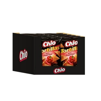 Abbildung von Chio Tortillas Wild Paprika 110g, 12er Pack (12 x 110 g)