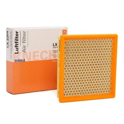 Abbildung von MAHLE ORIGINAL LX 2108 Luftfilter 50,2 223 212,0 Filtereinsatz CHRYSLER: 300C Touring, JEEP: GRAND CHEROKEE 4, LANCIA: Thema Limousine