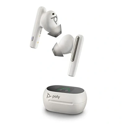Abbildung von Poly Voyager Free 60+ UC Headset In Ear weiß
