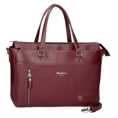 Abbildung von Pepe Jeans Sprig Laptoptasche, rot, 40 x 30 10 cm, Kunstleder von Joumma Bags, Talla única, Laptoptasche