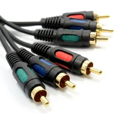 Abbildung von Komponenten Video RGB YUV 3 Cinch Zum Chinch Kabel Anschlusskabel m [3 Meter/3m]