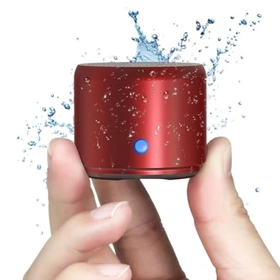 Abbildung von EWA mit Eva Reise Tragen Case, A106 Pro Bluetooth Lautsprecher Wasserdicht, Tragbarer kabelloser Outdoor Mini Lautsprecher, Starkem Bass Radiatoren, 12 Stunden Wiedergabe (Rot)