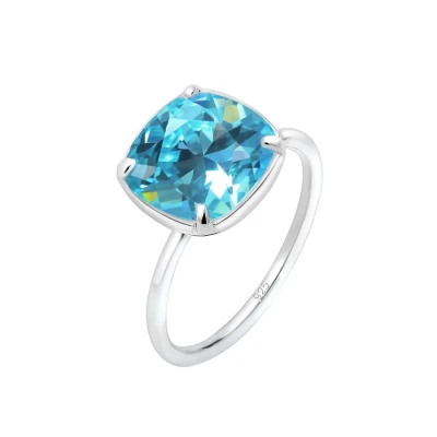 Abbildung von Elli GEO Ring, Damen, Größe: 54, Silber