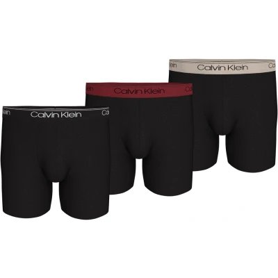 Abbildung von Calvin Klein Underwear Boxer Brief 3 PACK Panties, Herren, Größe: Medium, B black syrah cocoon