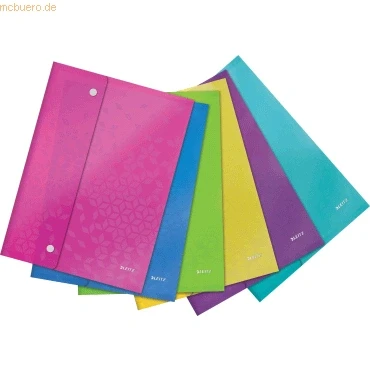 Abbildung von Esselte Leitz Sammeltasche WOW, A4, PP, zufällige Farbe, 1 Stück