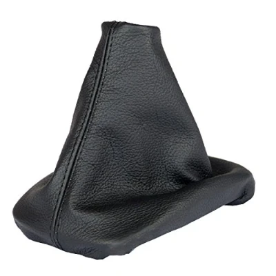 Abbildung von L &amp; P Car Design L&amp;P A242 Schaltsack Schaltmanschette kompatibel mit A6 C5 Bj. 2001 2004 100% Echtleder Leder Schwarz