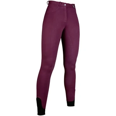 Abbildung von HKM Reithose Kate Silikon Kniebesatz Bordeaux 176