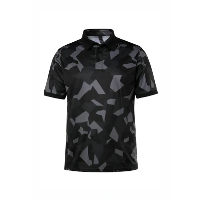 Abbildung von JP1880 Halbarm Quickdry Camouflage Poloshirt, Herren, Größe: 5XL, Black