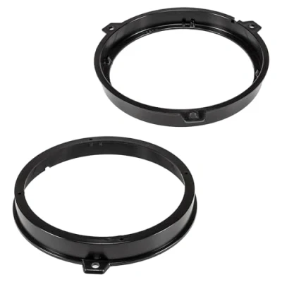 Abbildung von tomzz Audio 2814 008 Lautsprecherringe Adapter Halterungen kompatibel mit FIAT Panda 2003 2012 Tür hinten für 165mm DIN Lautsprecher