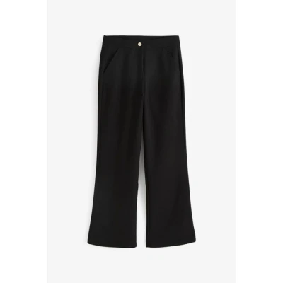 Abbildung von Next Senior Flare Stoffhose für Kinder, Größe: 134, Black