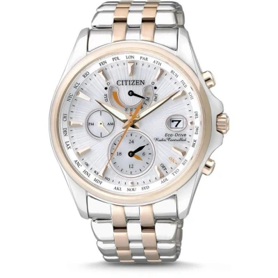Abbildung von Citizen Funk Multifunktionsuhr FC0014 54A, Armbanduhr, Damenuhr, Solar, Edelstahlarmband, bis 10 bar wasserdicht