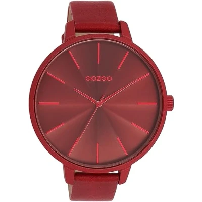 Abbildung von Oozoo Timepieces Uhr, Damen, Größe: One Size, Rot