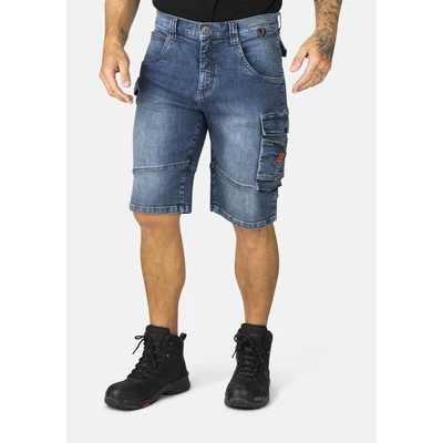 Abbildung von HERO by John Medoox Workerjeans LUCAN Denim Workwear Arbeits Cargoshorts Jeans / Jeansfür Herren