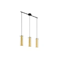 Abbildung von Eglo 97652 Pendelleuchte PINTO gold schwarz klar, L:72,5cm B:11cm H:110cm