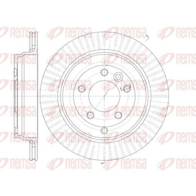 Abbildung von REMSA 6995.10 Bremsscheibe Hinterachse 325, 325 20 5 Belüftet LAND ROVER: Range Rover Sport, Discovery 4, 3