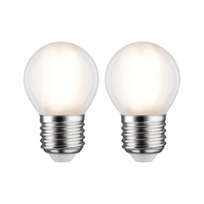 Abbildung von Paulmann 28639 LED Lampe Tropfen 2x5W Leuchtmittel Matt Birne Beleuchtung 2700K E27