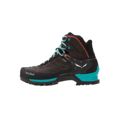 Abbildung von Salewa MTN Trainer MID GTX Hikingschuh, Damen, Größe: 38.5, Magnet/viridian green Schuhe