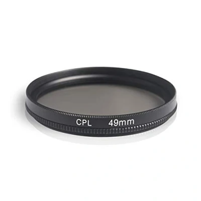 Abbildung von Ares Foto® CPL Zirkular Polfilter Polarisationsfilter, optisches Glas &amp; Aluminium. Für Canon Sony Nikon Fujifilm Pentax Tamron Sigma Leica Olympus Panasonic (49mm)