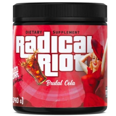 Abbildung von American Supps Pre Workout Booster Hardcore Radical Riot BODYBUILDING FITNESS Pulver