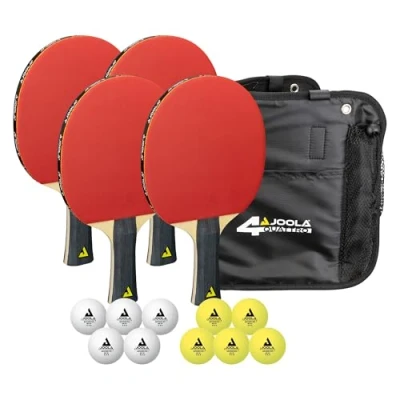 Abbildung von Joola Tischtennisschläger &quot;Tischtennis Set Quattro&quot;, (Set, mit Bällen Tasche)