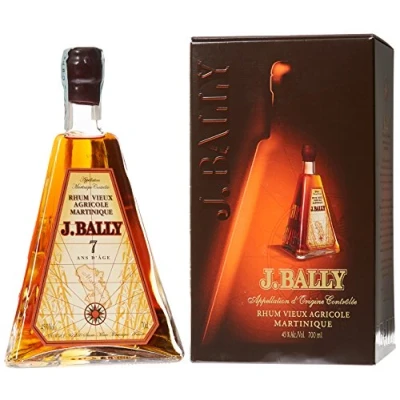 Abbildung von J. Bally Rhum Vieux Agricole Martinique 7 Ans D&#039;Âge 45% Volume 0,7l in Geschenkbox Rum