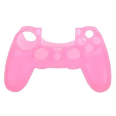 Abbildung von OSTENT Protective Silicone Gel Soft Case Schutzhülle für Sony PS4 Controller Farbe Pink