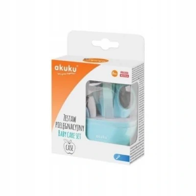 Abbildung von Ackuku Apfel Nagelschalen Set, blau, A0043