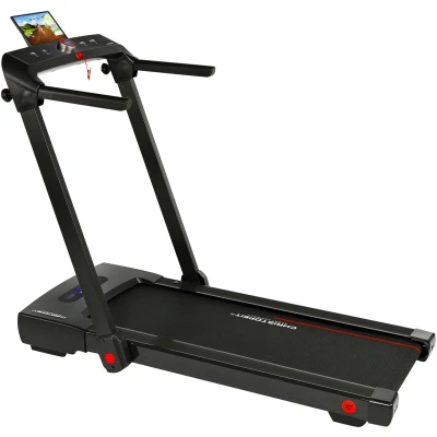 Abbildung von Christopeit Sport Laufband &quot;2 in 1&quot;, (1 tlg., inkl. Bluetooth Musikboxen), Aufstellmatte für die vertikale Lagerung, Kinomap App kompatibel