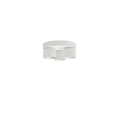 Abbildung von Downlight Pitcher, GU10, dreiflammig, rund, Metall, weiß